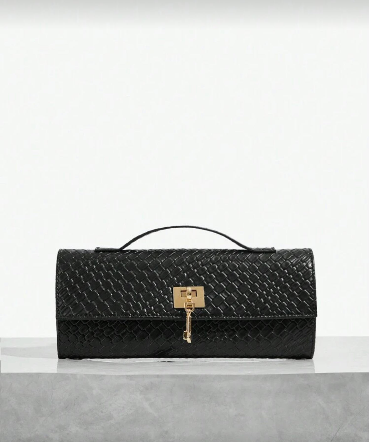 Lock & Luxe Clutch Purse