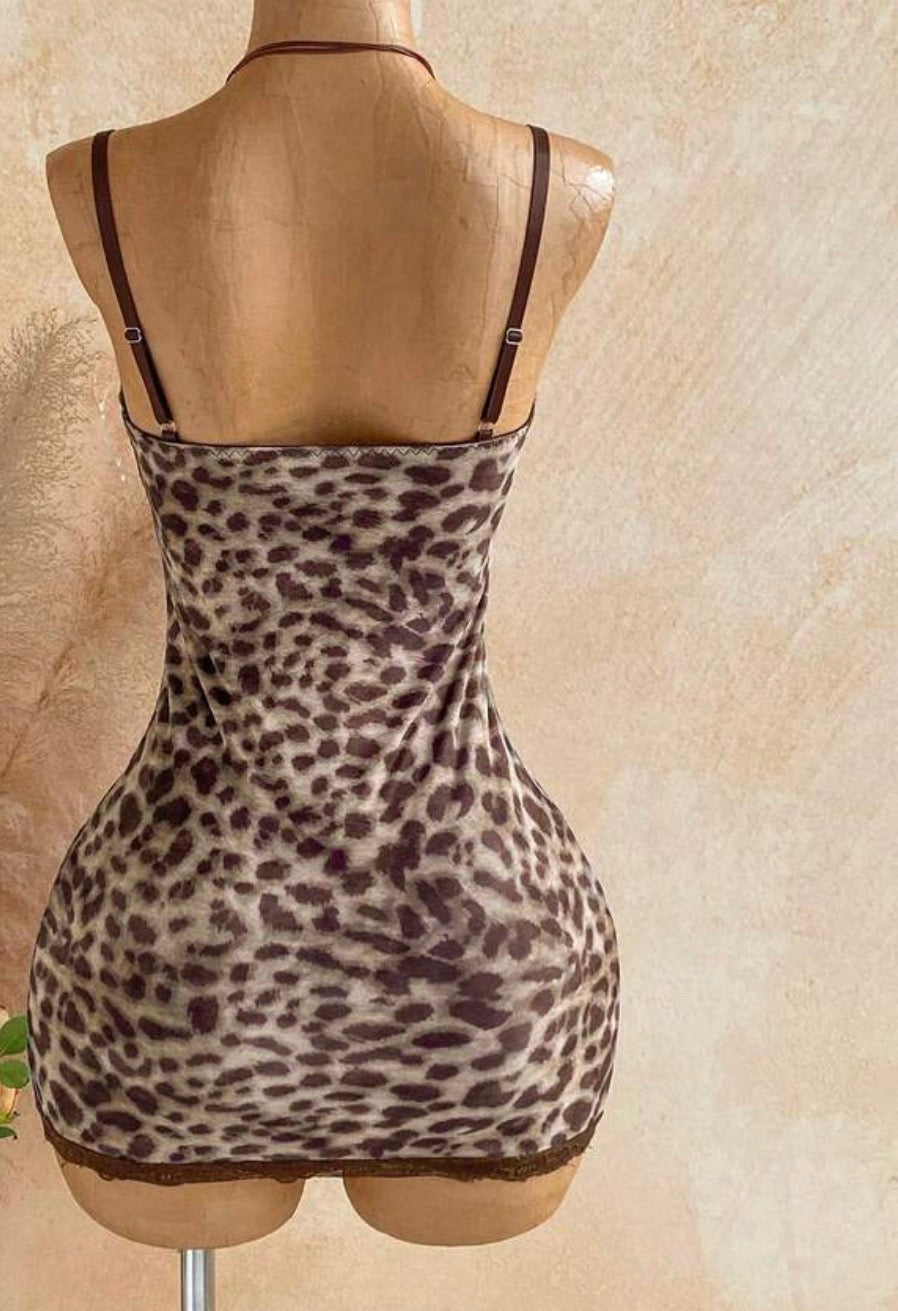 Meech Leopard Dress