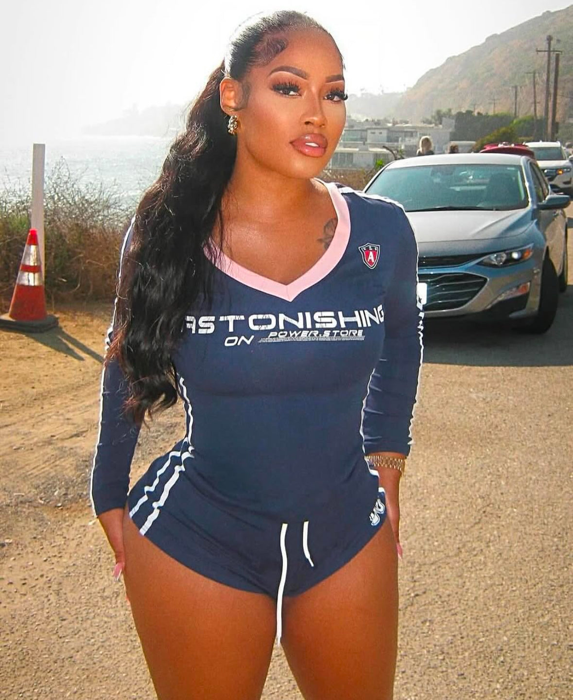 ASTONISH ME VARSITY SHORTS SET