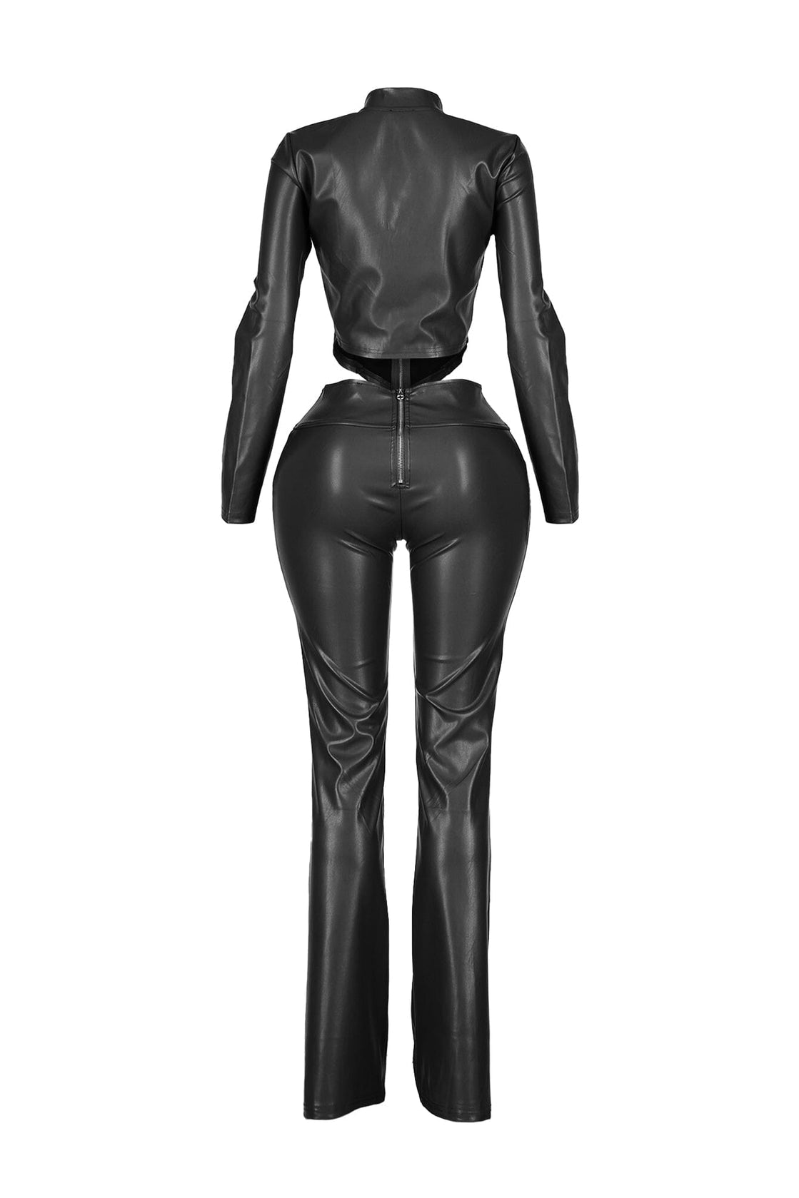 Halle Leather Pants Set