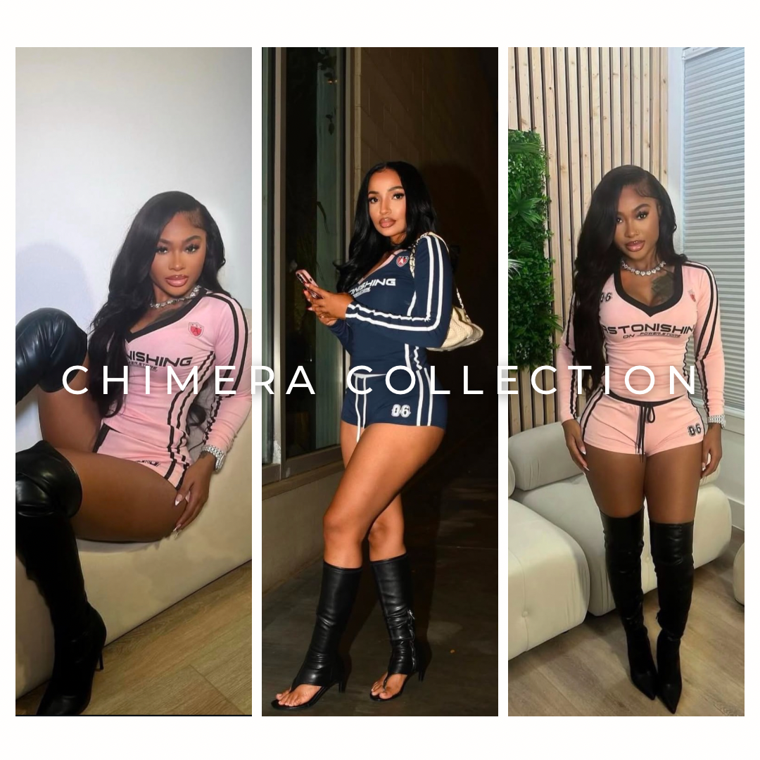 ASTONISH ME VARSITY SHORTS SET
