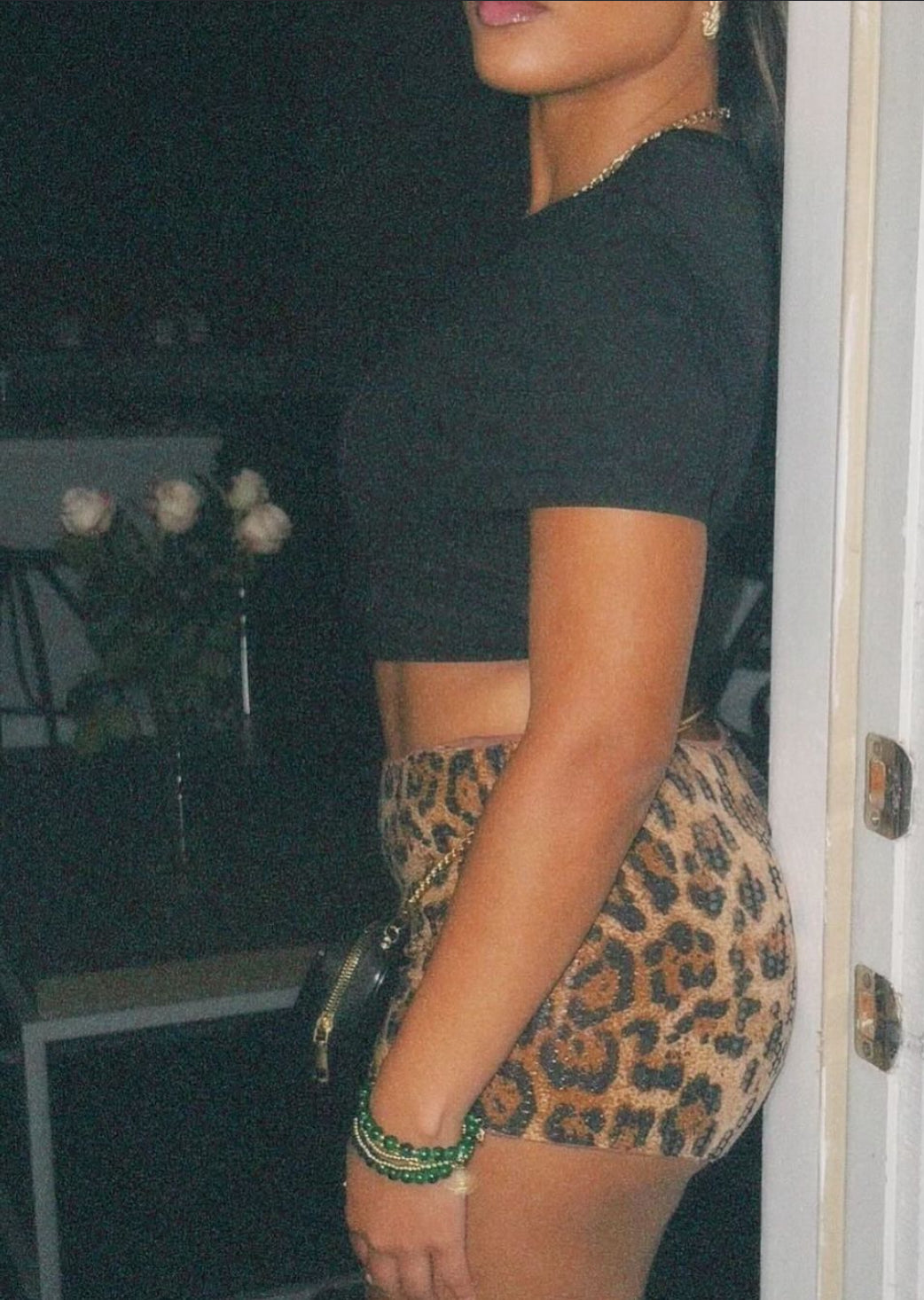 LEOPARD PRINT SHORTS