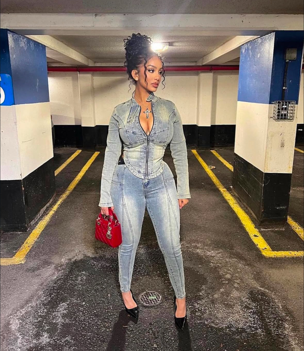 NASIA DENIM SET