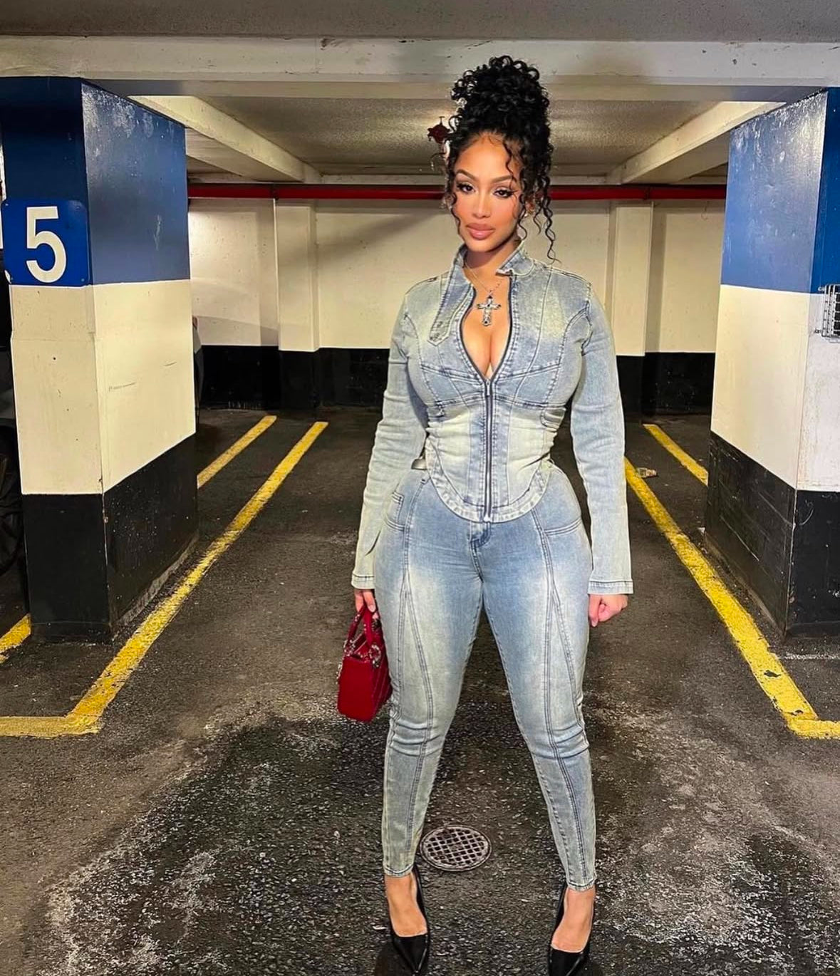 NASIA DENIM SET