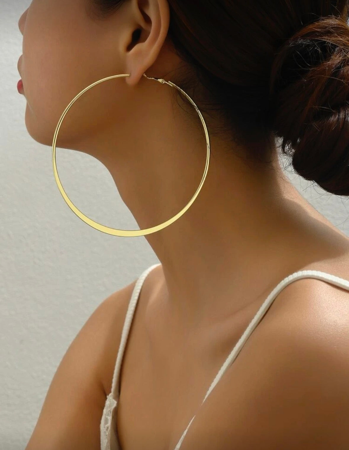 Bold Hoop Earrings (10cm)