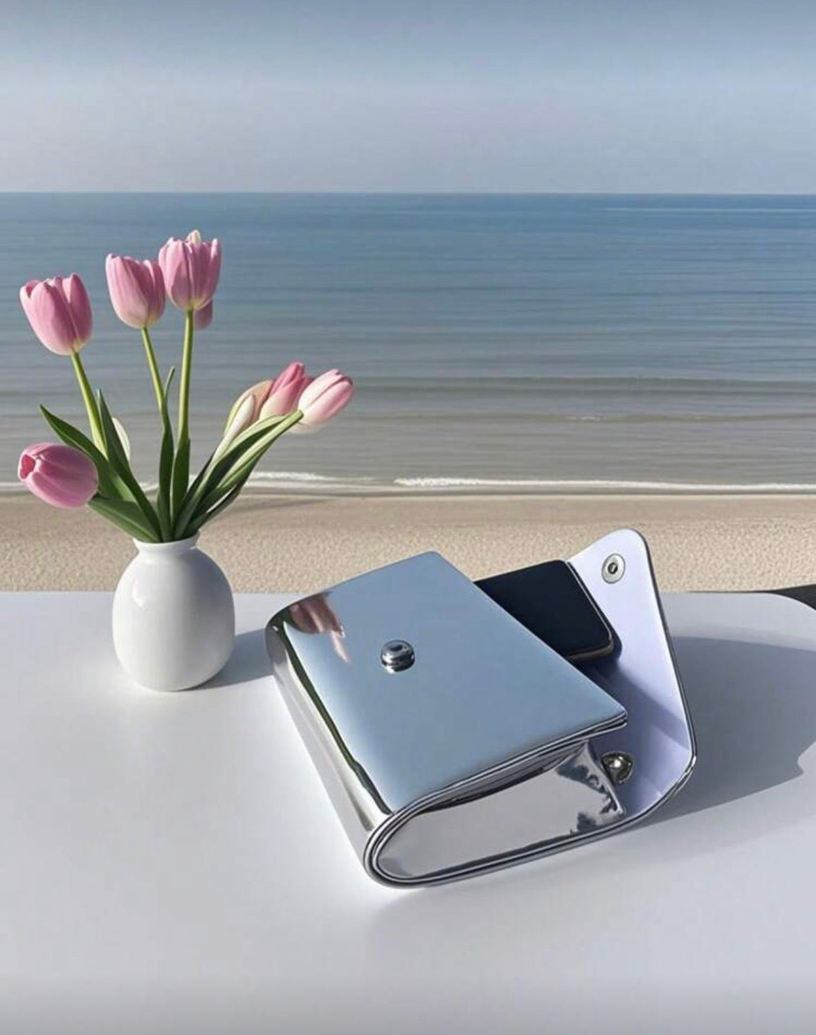 Metallic Clutch Purse