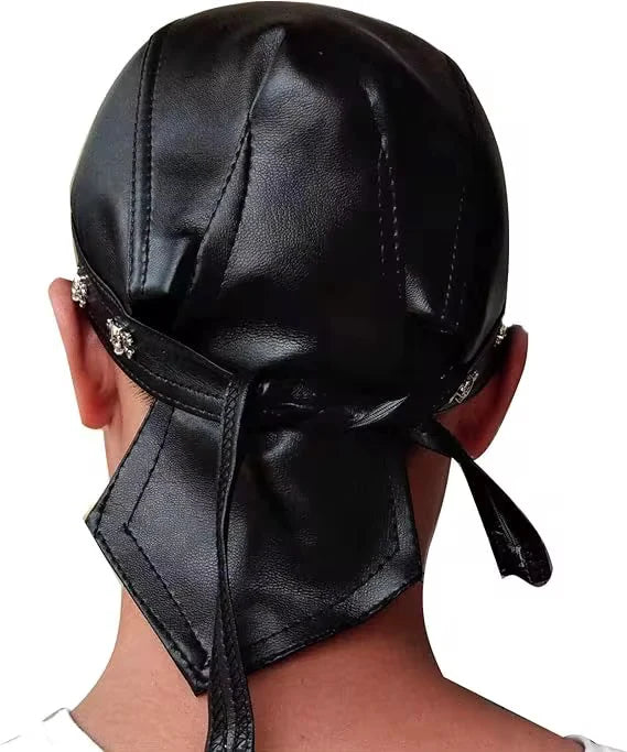 Leather Biker Skully