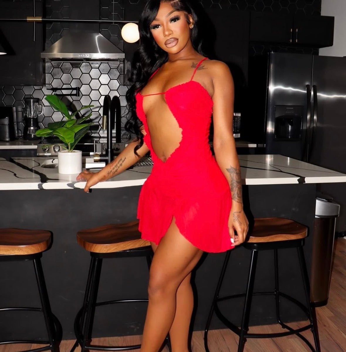 NO LETTING GO DRESS MINI