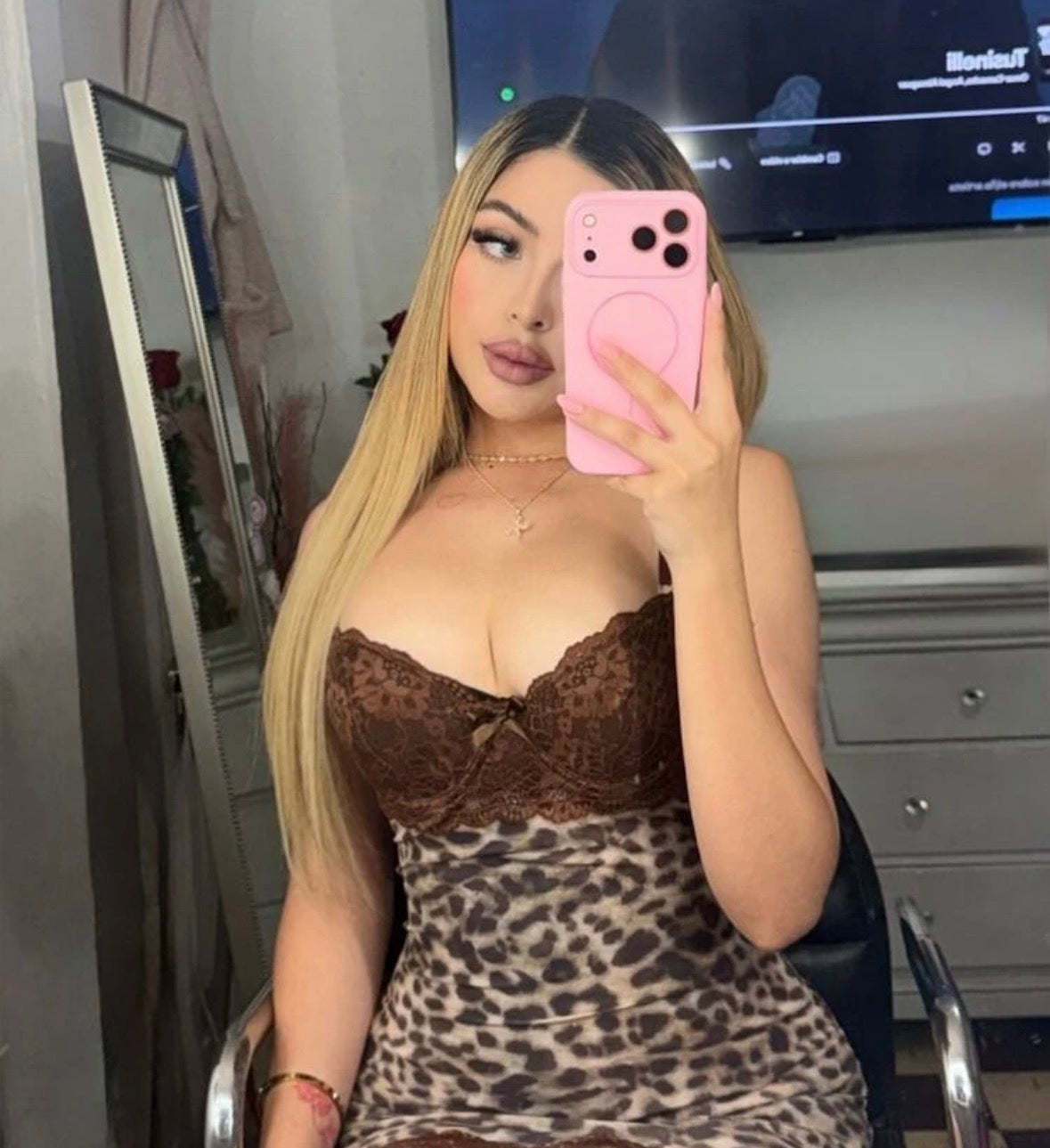 Meech Leopard Dress