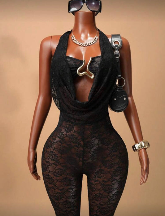 Daisy Lace Jumpsuit