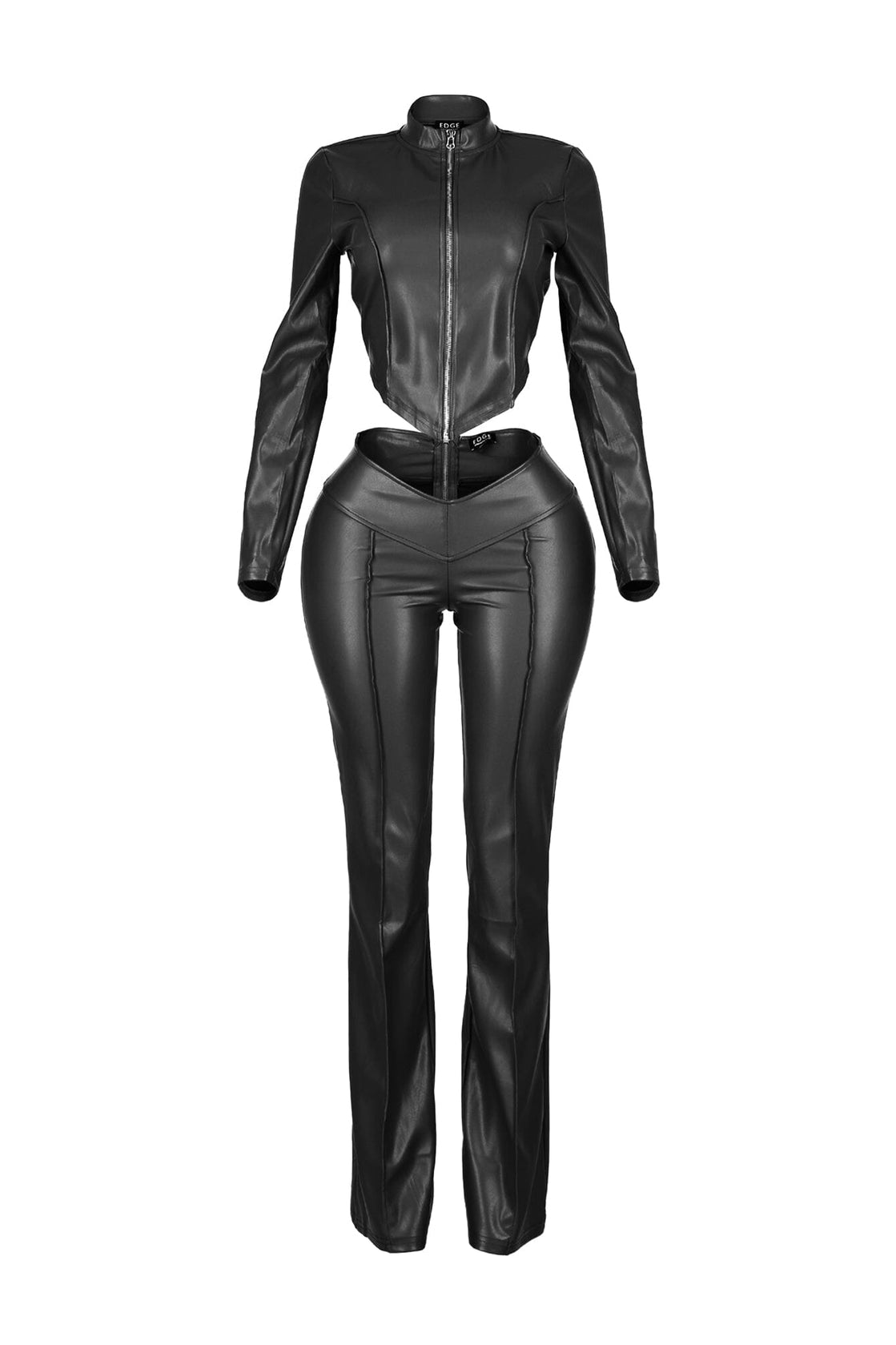 Halle Leather Pants Set