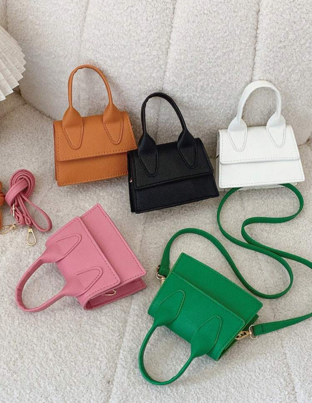 Mini Luxe Crossbody Tote Bag