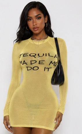 Tequila Mesh Dress