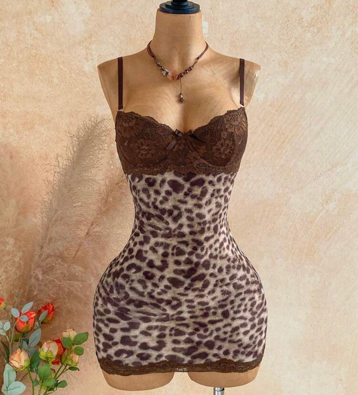 Meech Leopard Dress