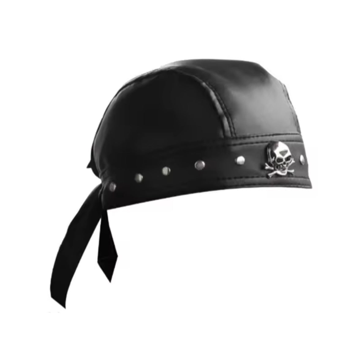 Leather Biker Skully