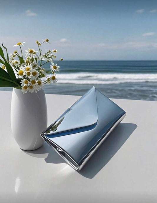 Metallic Clutch Purse