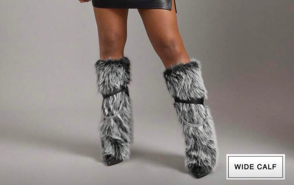 Moody Faux Fur Boots