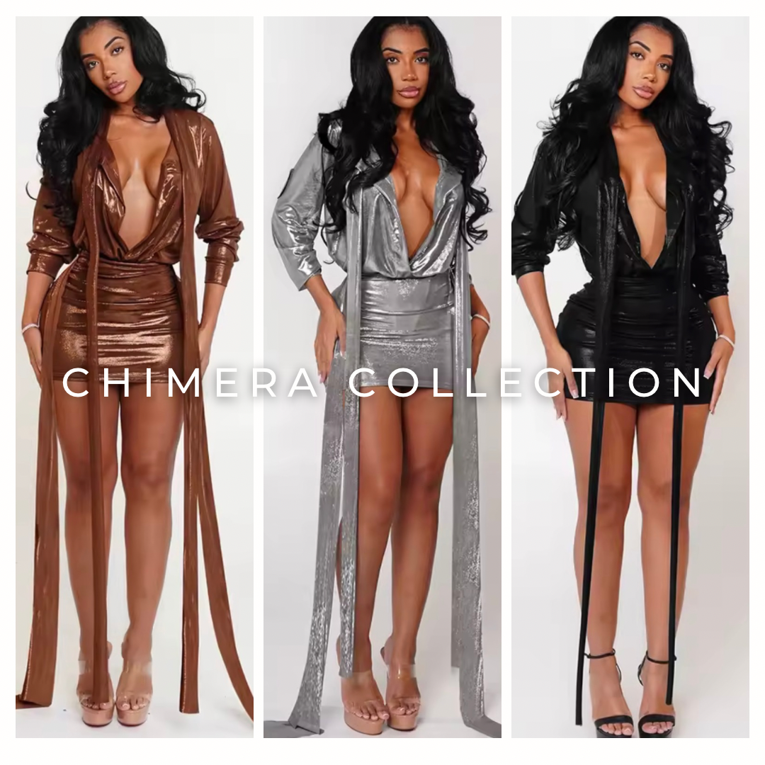 Molten Metal Skirt Set