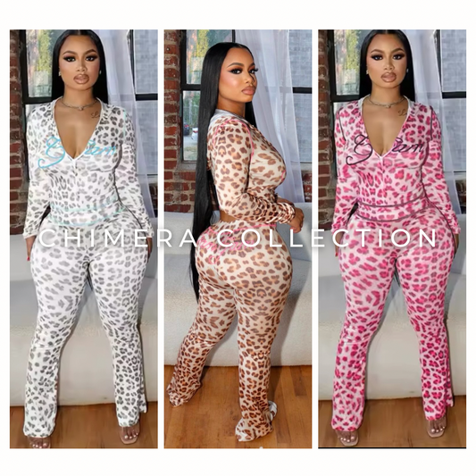 GAM CHEETAH TRACKSUIT SET