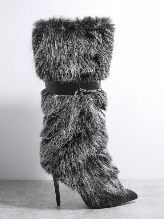 Moody Faux Fur Boots
